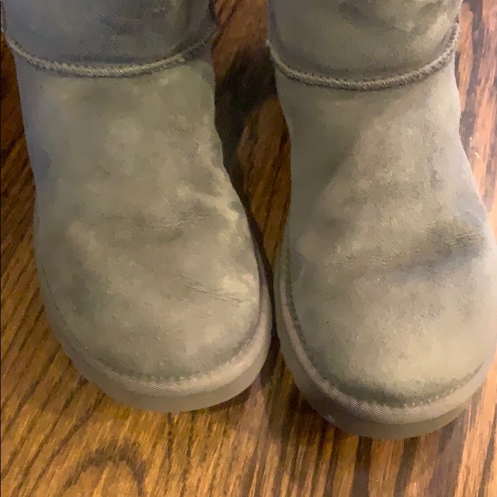 Gray Classic Uggs - image 5